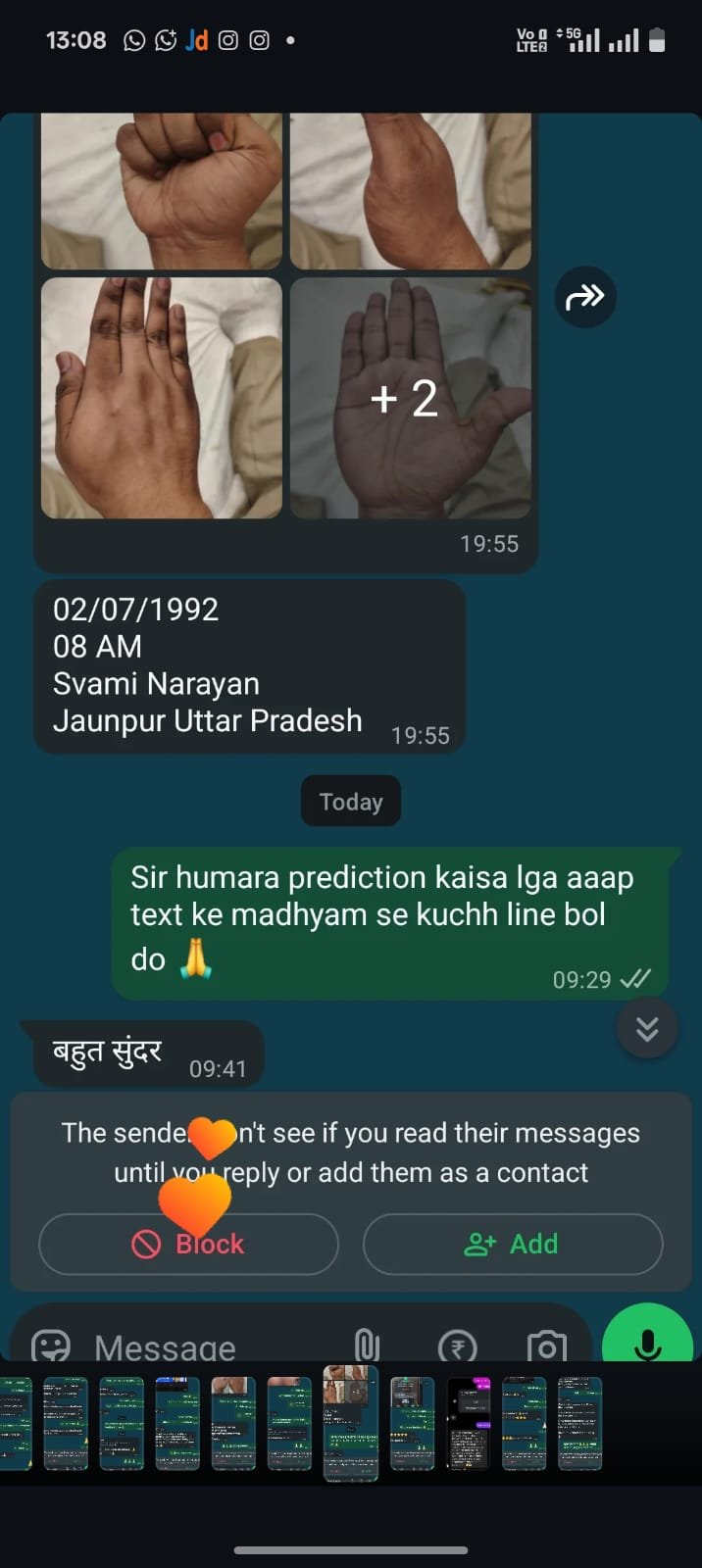 Client WhatsApp Feedback